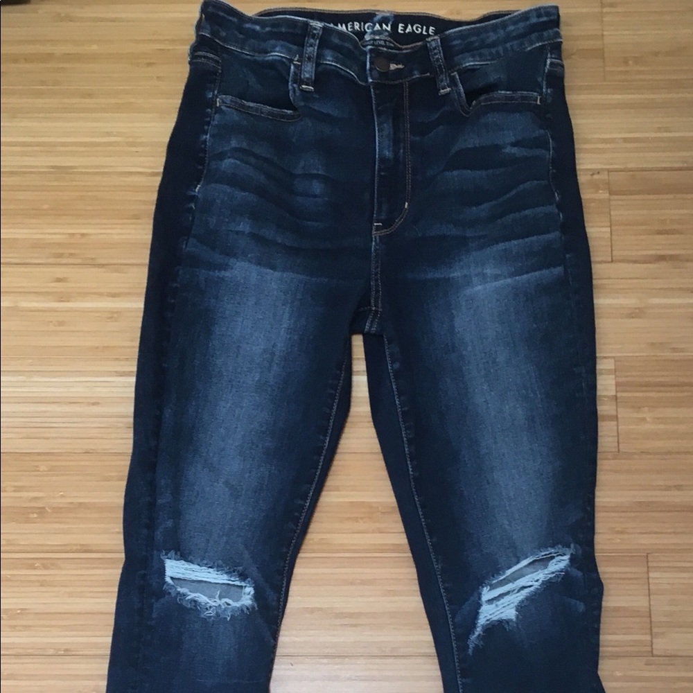 American Eagle Distressed Skinny Jeans